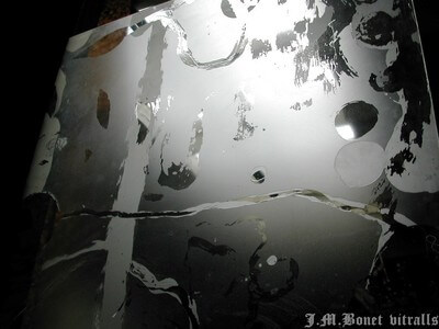 ガラスエッチング参考作品 — 表面加工のディテール